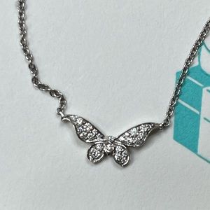 Tiffany & Co. Diamond Butterfly Necklace